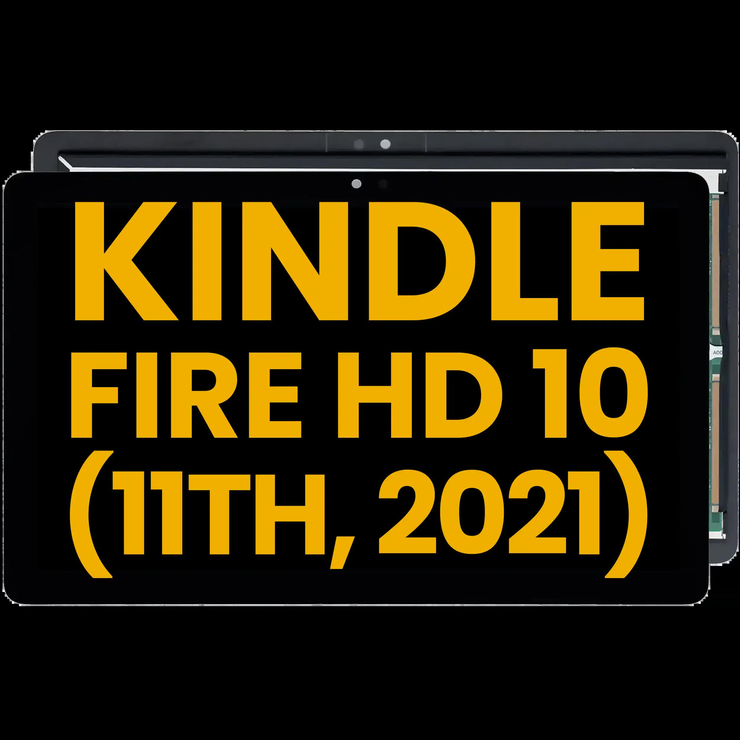 LCD Display ohne Rahmen für Amazon Kindle Fire HD 10 / HD 10 Plus (11th Gen, 2021) (professionell aufgearbeitet)
