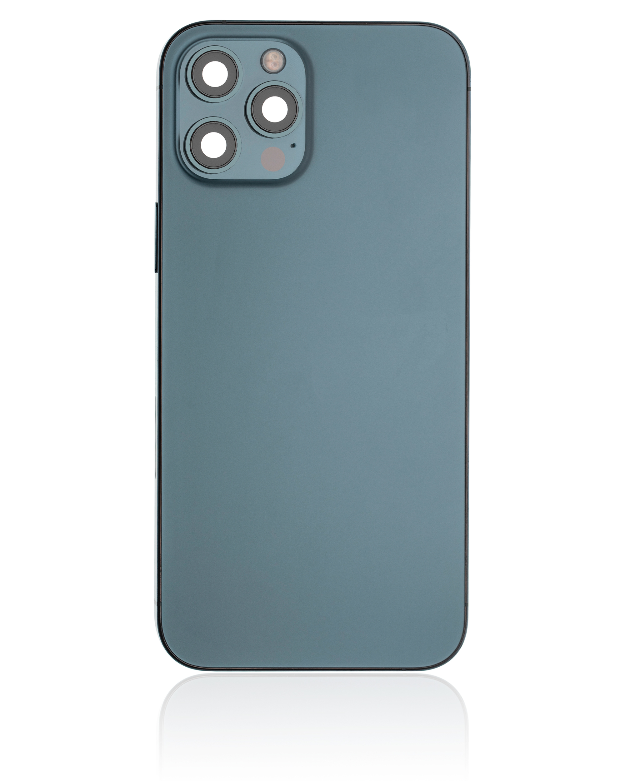 Rückgehäuse mit Kleinteilen für iPhone 12 Pro Max (EU / globale Version) (ausgebautes Originalteil: Grade B) (Pacific Blue) – Bild 2
