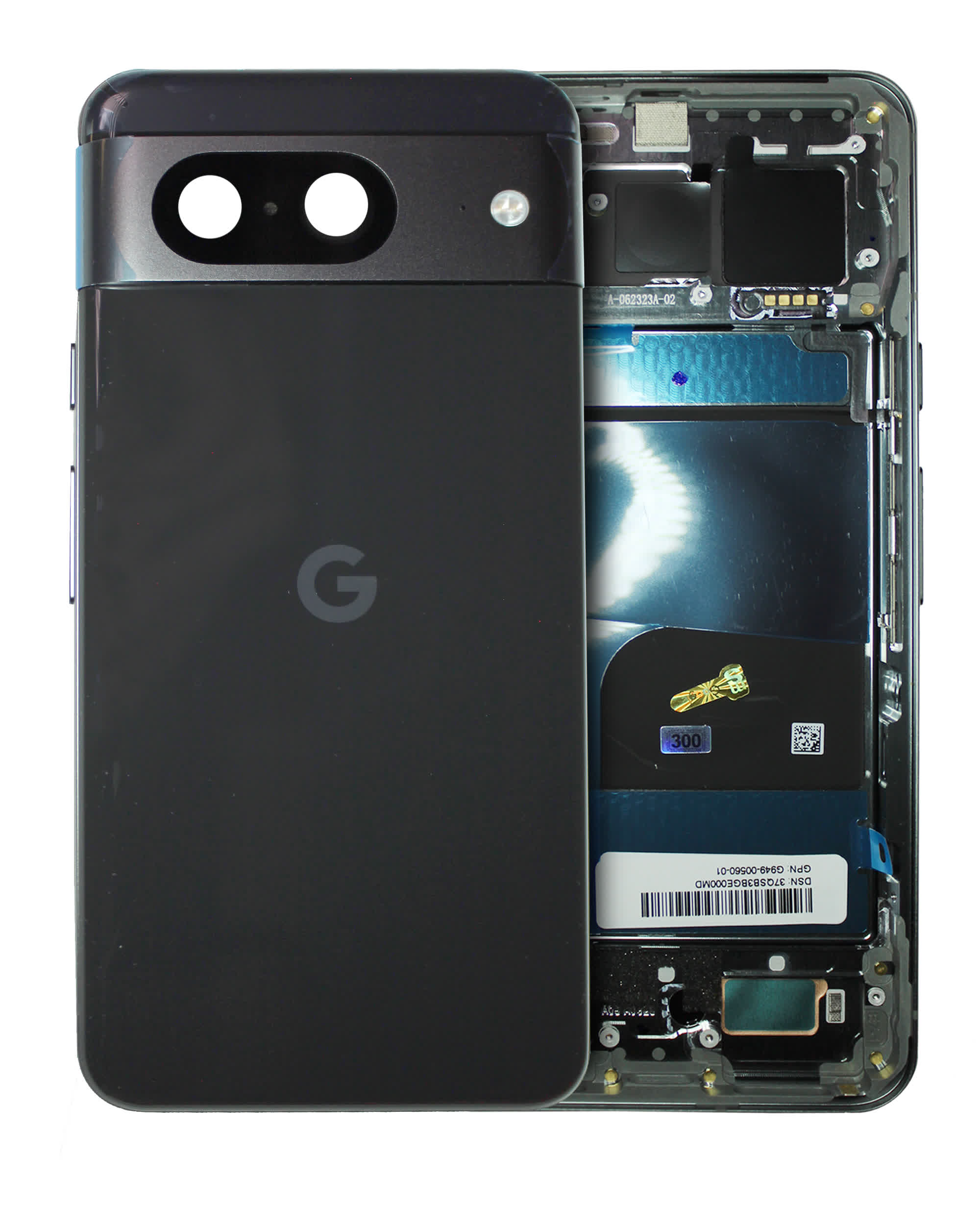 Rückgehäuse für Google Pixel 8 (Original) (Obsidian)