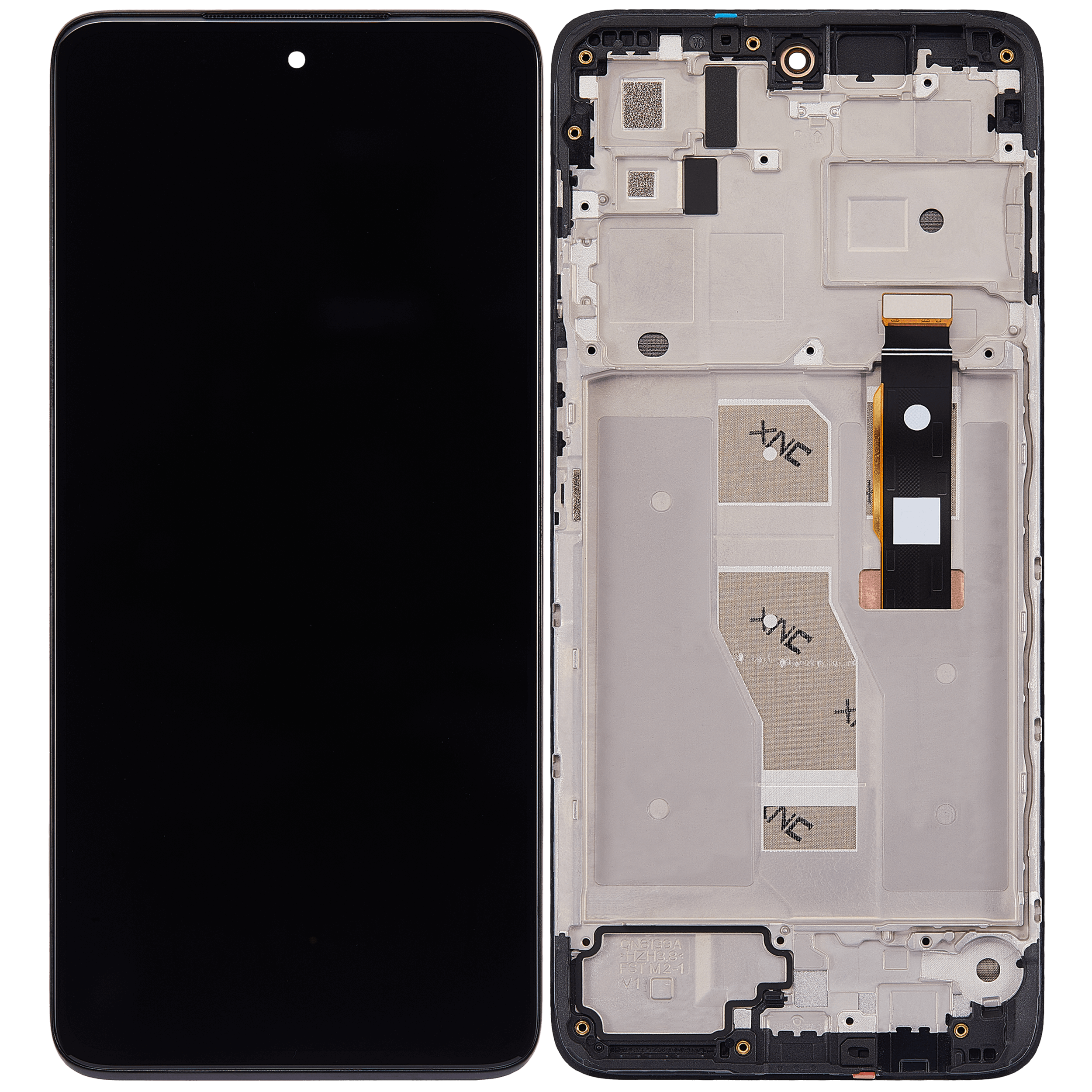 OLED Display mit Rahmen für Motorola Moto G52 (XT2221 / 2022) (professionell aufgearbeitet) – Bild 2