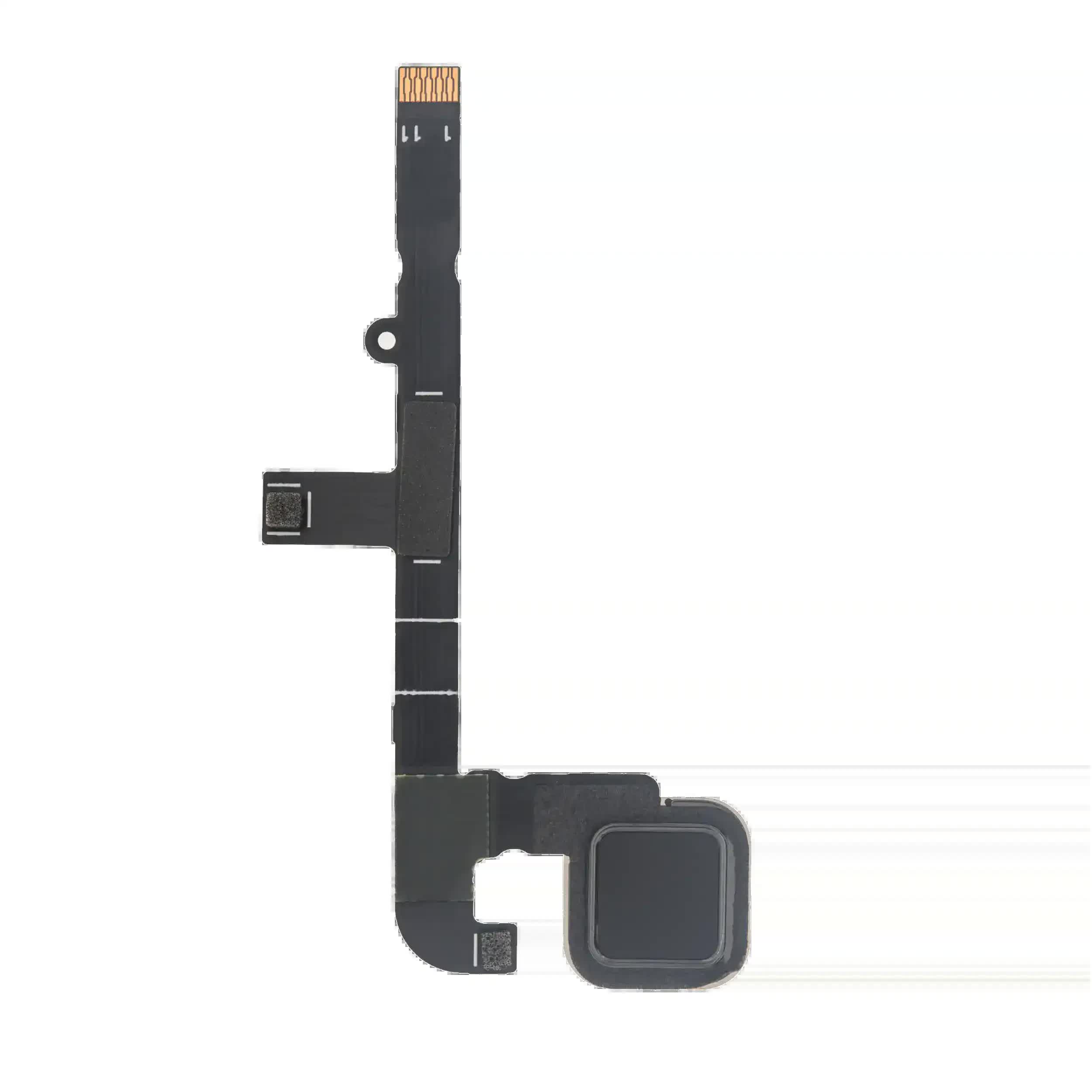 Homebutton mit Flexkabel für Motorola Moto Z Play Droid (XT1635 / 2016) (Black (Schwarz))