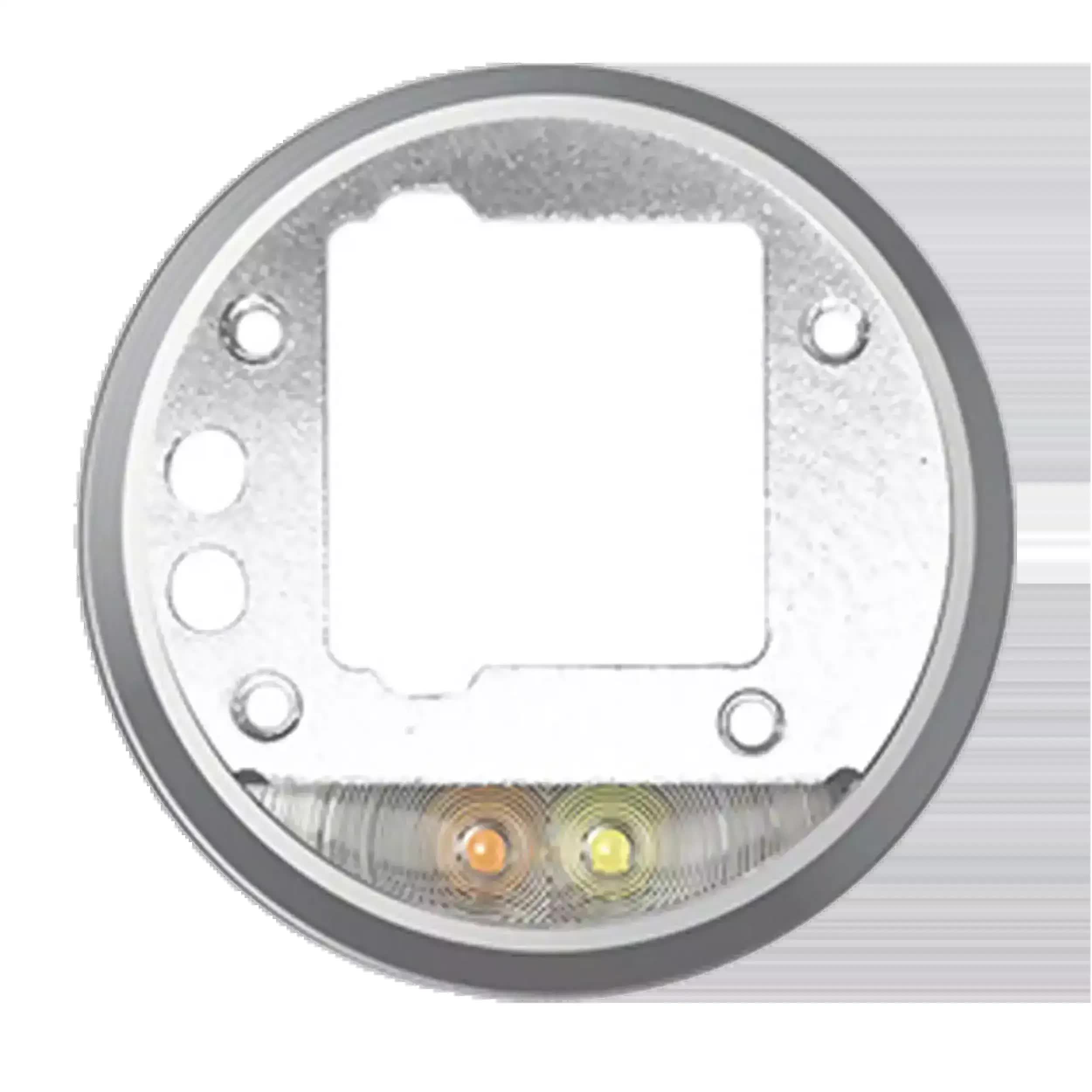 Rückkamera-Glas Halterung und Blitzdiffusor für Motorola Moto Z Play Droid (XT1635 / 2016) (Silver (Silber))