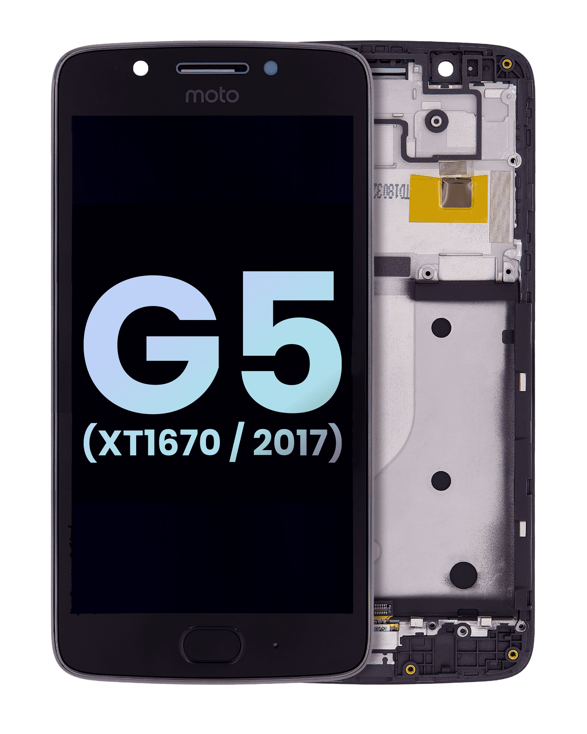 LCD Display mit Rahmen für Motorola Moto G 5G (XT2213 / 2022) (Original) – Bild 3