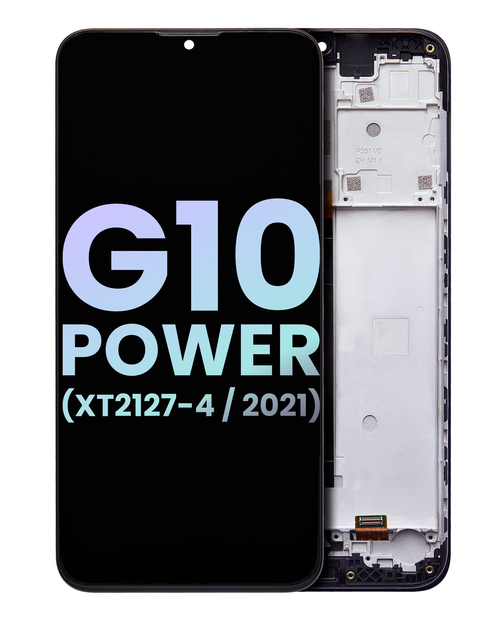 LCD Display mit Rahmen für Motorola Moto G 5G (XT2213 / 2022) (Original) – Bild 5