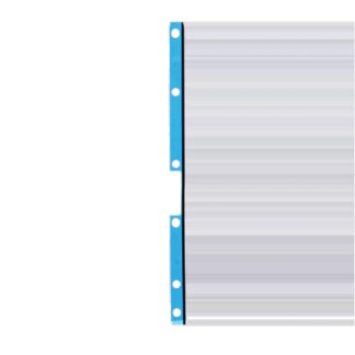 LCD Klebefolie für Google Pixel 4A (links) (Original)