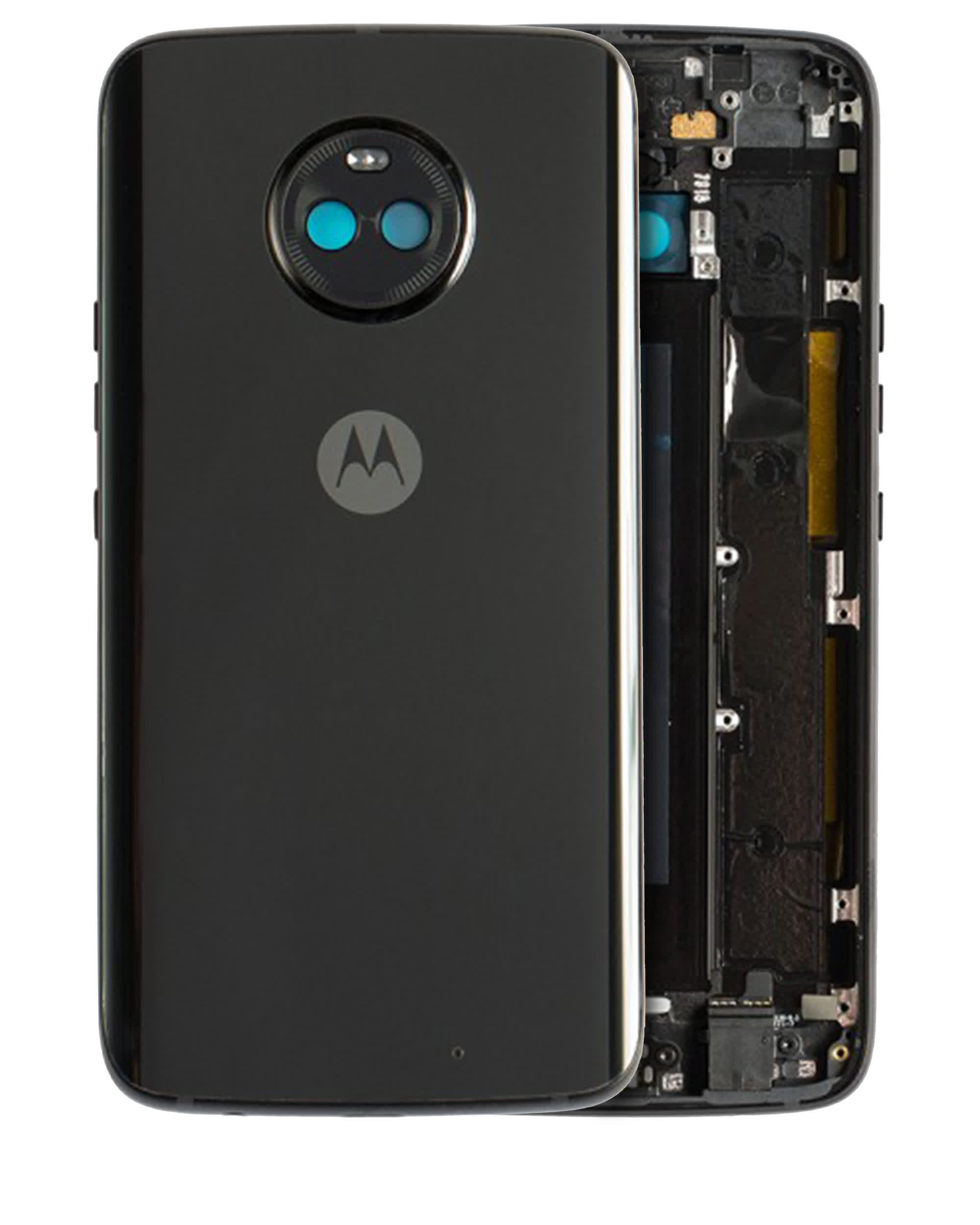 Rückgehäuse für Motorola Moto X4 (XT1900 / 2017) (Original) (Black (Schwarz))