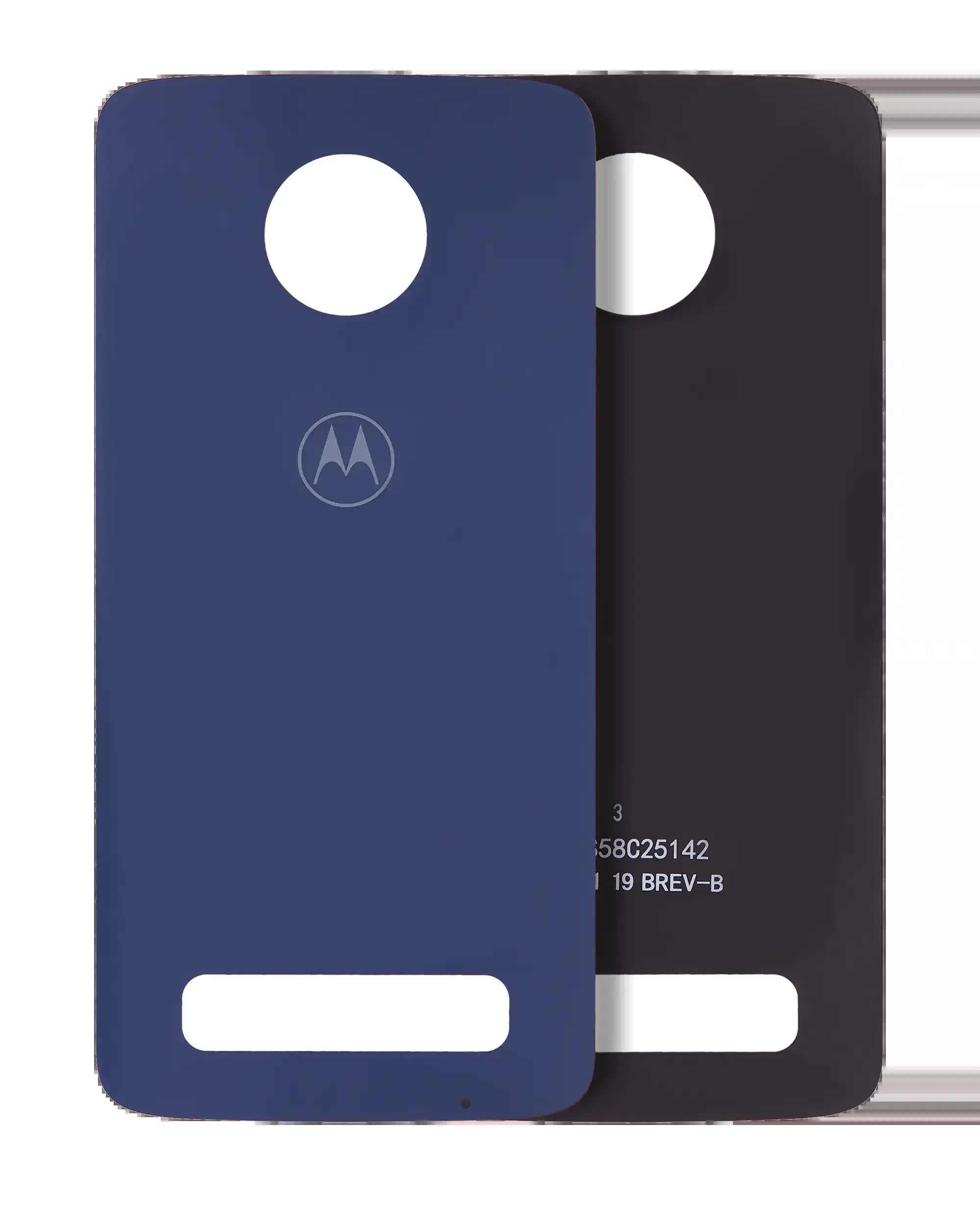 Rückdeckelglas für Motorola Moto Z3 Play (XT1929 / 2018) (Original) (Deep Indigo)