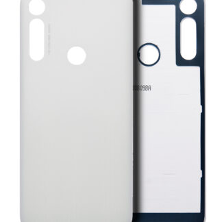 Rückdeckelglas für Motorola Moto G Fast (XT2045 / 2020) (Original) (Pearl White)