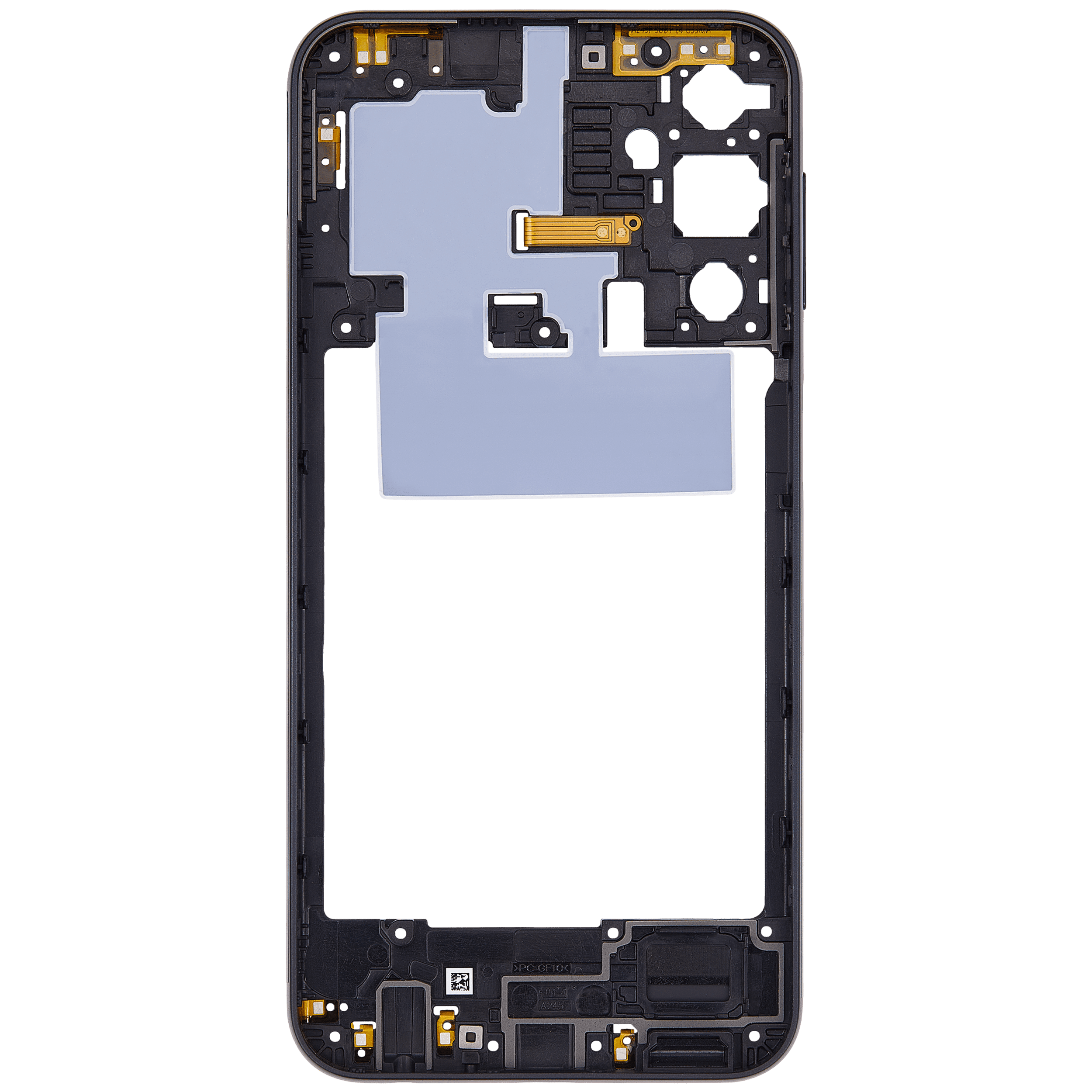 Mittelrahmen für Samsung Galaxy A24 4G (A245 / 2023) (Black (Schwarz)) – Bild 4