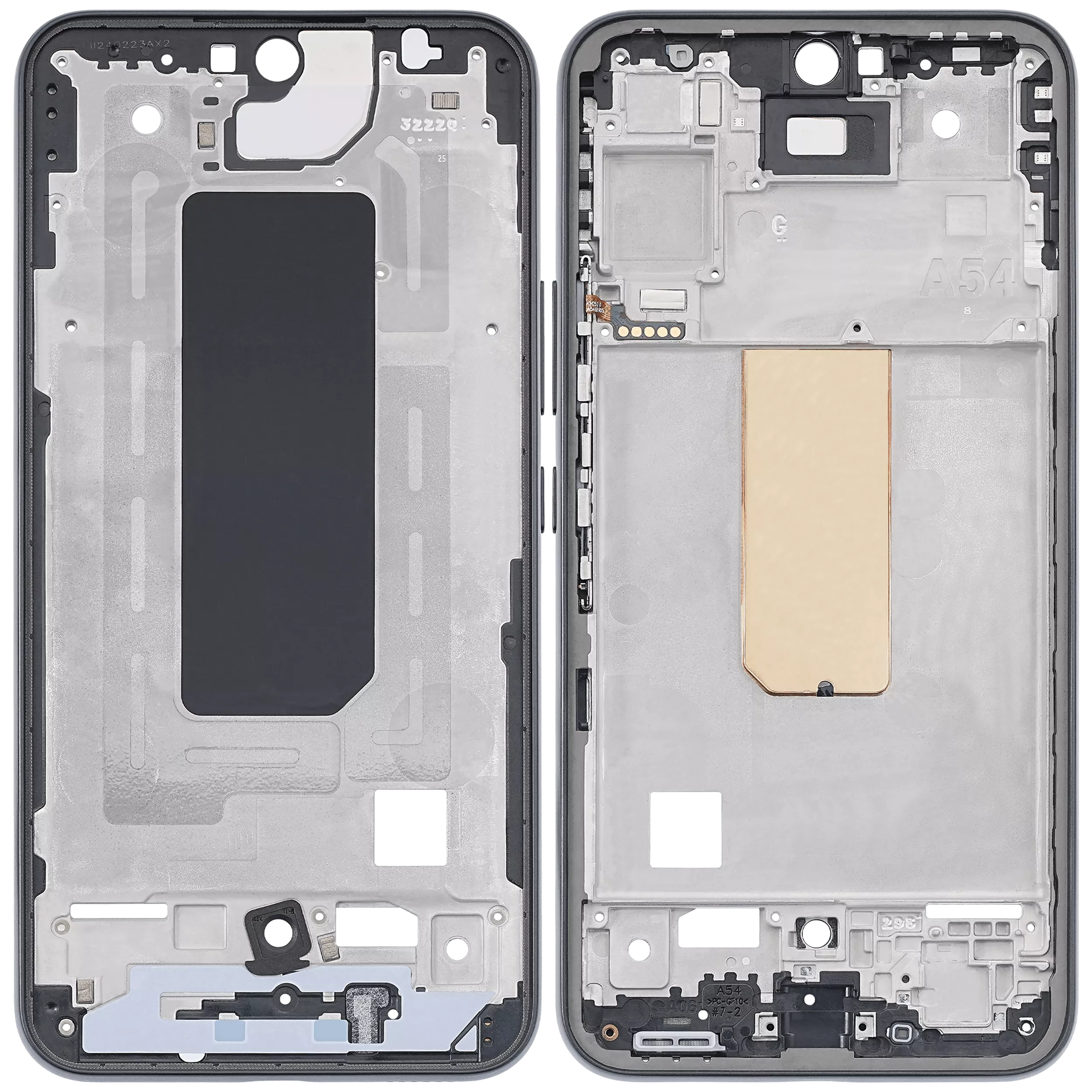 Mittelrahmen für Samsung Galaxy A54 5G (A546 / 2023) (International Version) (Graphite) – Bild 2