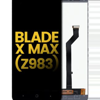 LCD Display ohne Rahmen für ZTE Blade X Max (Z983) (professionell aufgearbeitet) (Black (Schwarz))