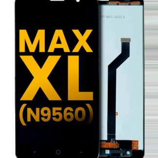 LCD Display ohne Rahmen für ZTE Max XL (N9560) (professionell aufgearbeitet) (Black (Schwarz))