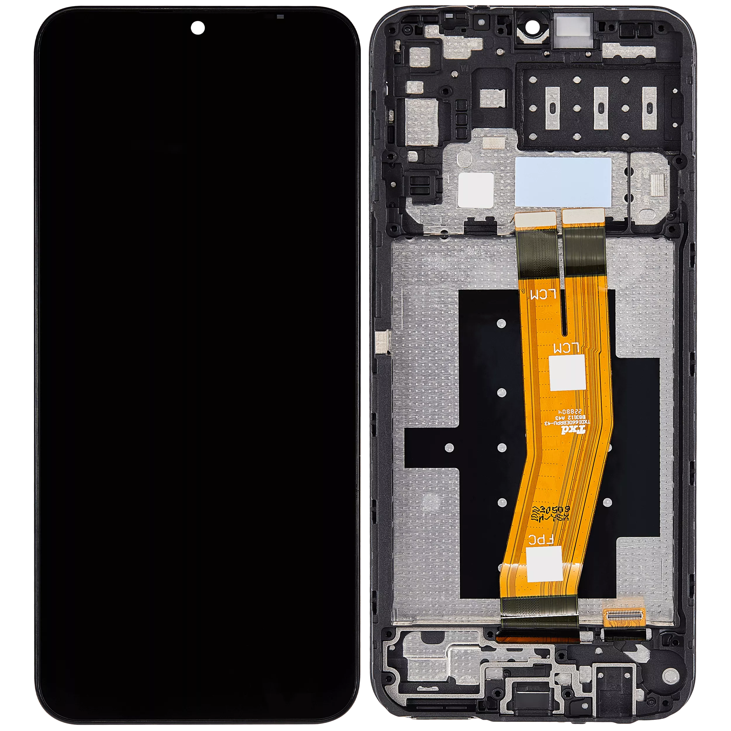 LCD Display mit Rahmen für Samsung Galaxy A14 4G (A145P / A145R / 2023) (professionell aufgearbeitet) – Bild 2