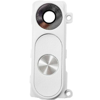 Power / Lautstärketaste mit Kameraglas für LG G3 (White (Weiß))