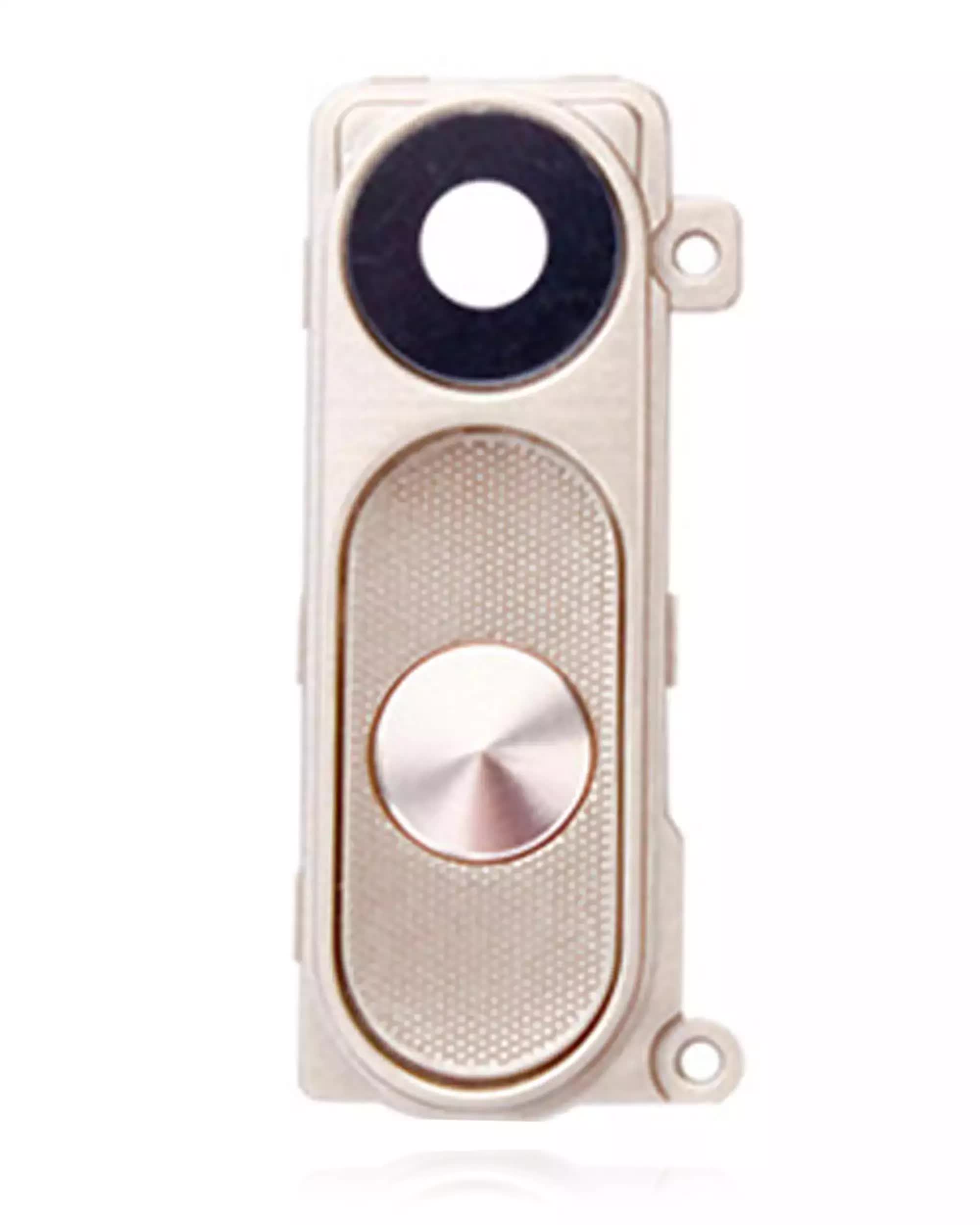 Power / Lautstärketaste mit Kameraglas für LG G3 (Gold)