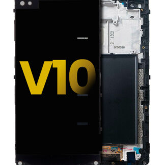LCD Display mit Rahmen für LG V10 (professionell aufgearbeitet) (Black (Schwarz))