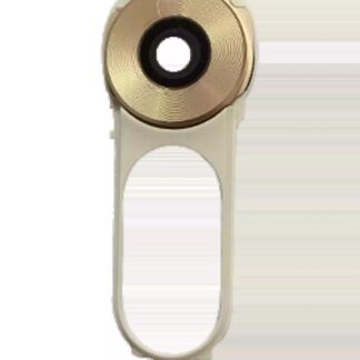 Rückkamera-Glas mit Taste Rahmen für LG V10 (Gold / White)