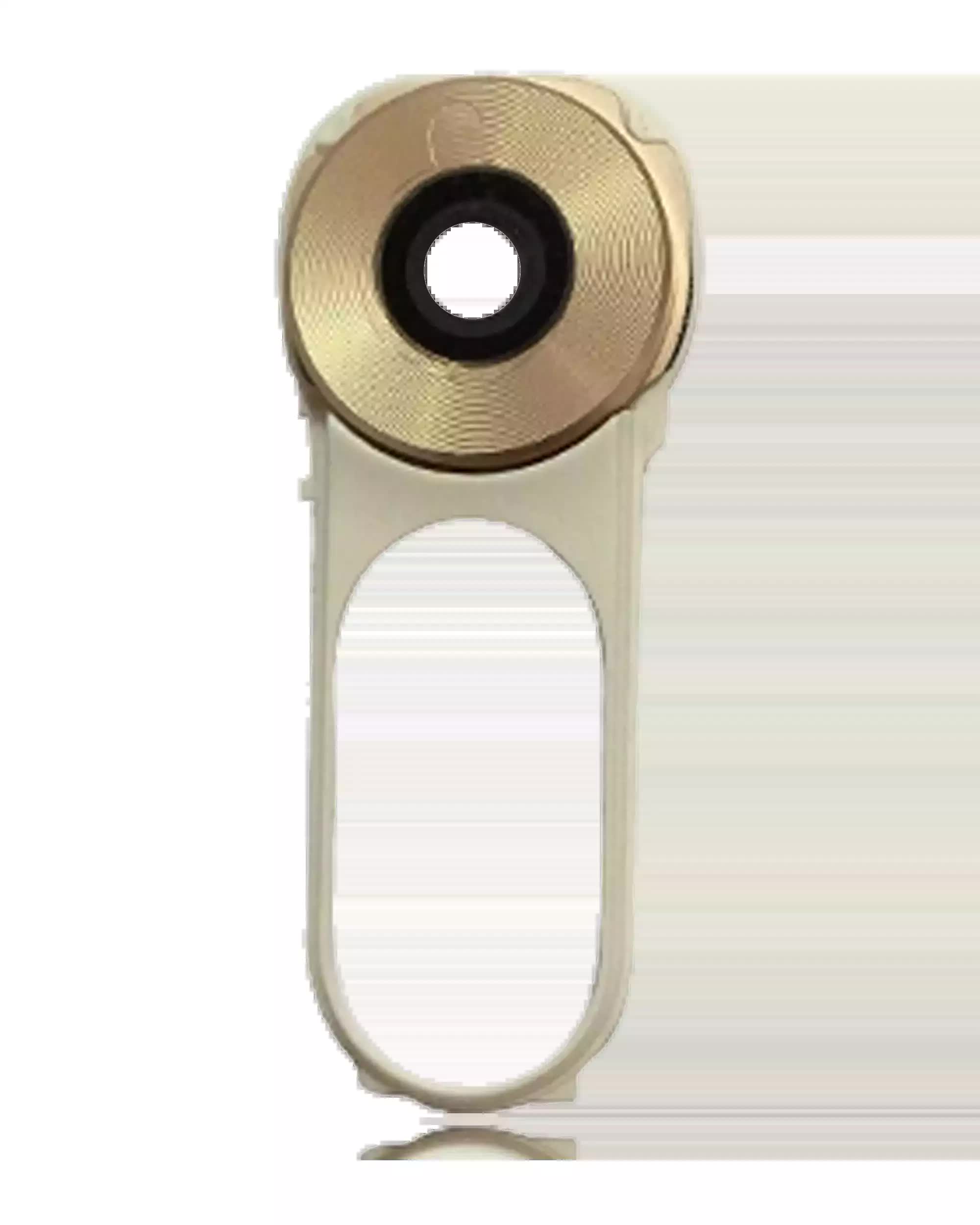 Rückkamera-Glas mit Taste Rahmen für LG V10 (Gold / White)