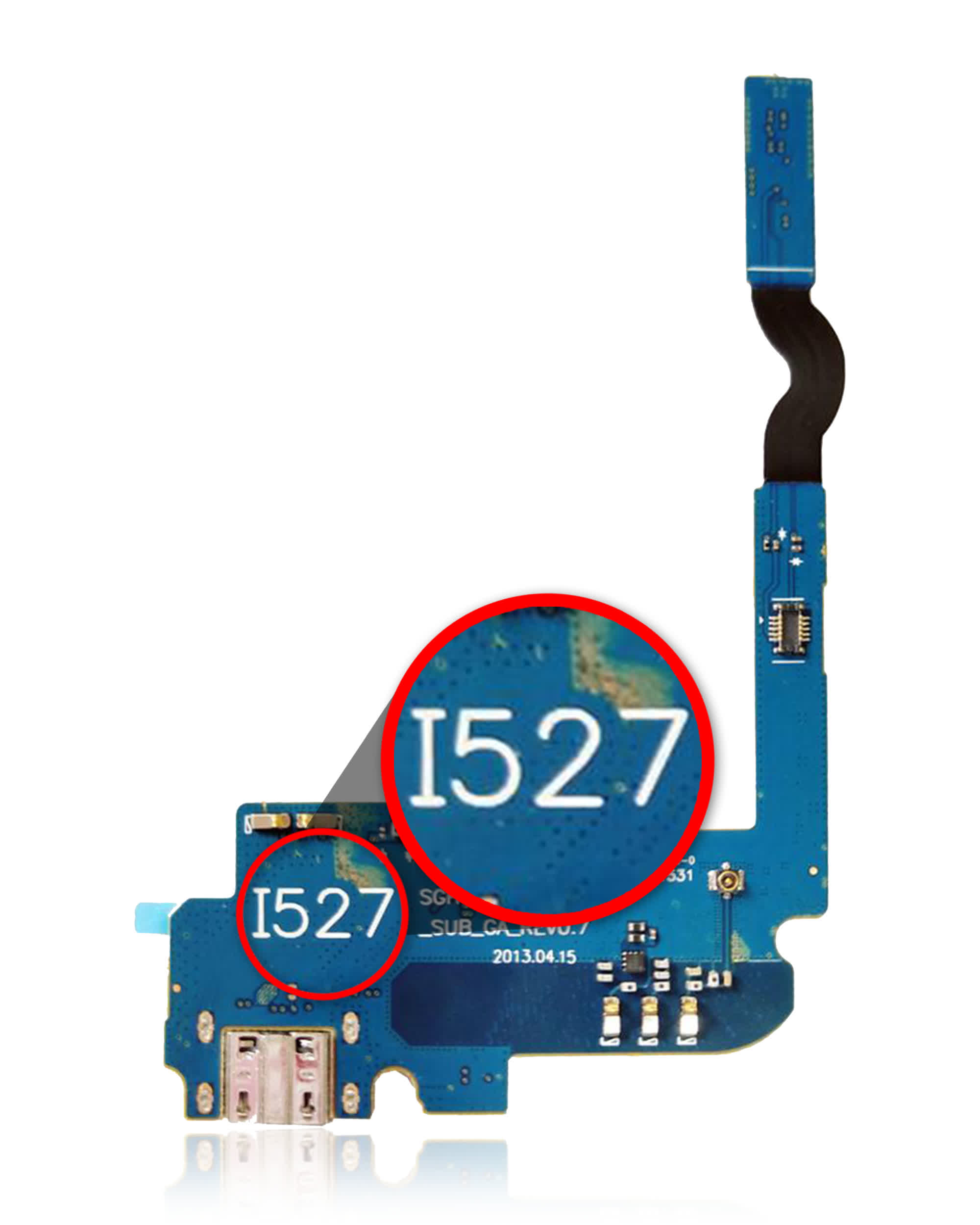 Ladebuchse Flexkabel für Samsung Galaxy Mega 6.3 (i527) (AT&T) (Premium)