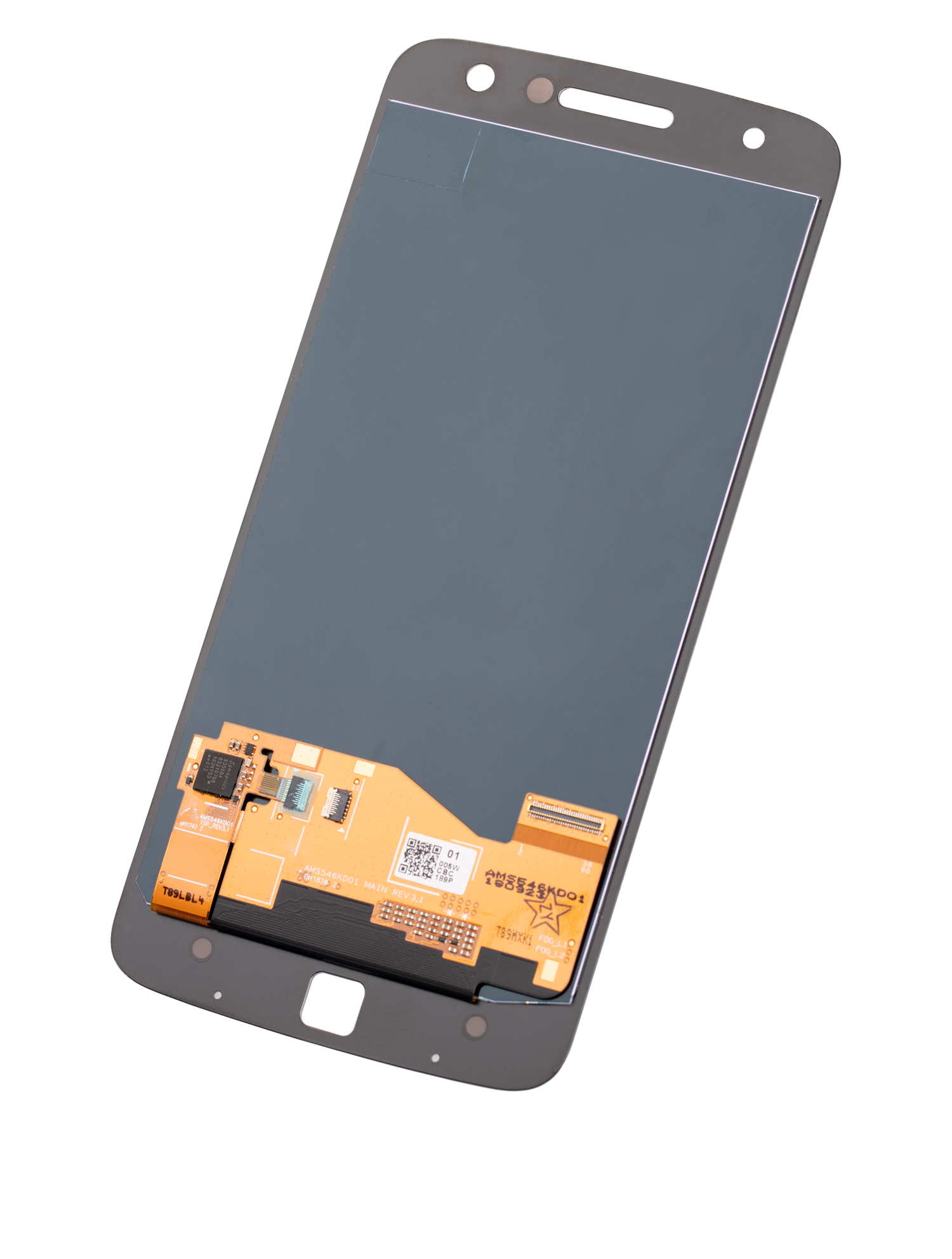 LCD Display ohne Rahmen für Motorola Moto Z / Moto Z Droid (XT1650-01 / 2016) (professionell aufgearbeitet) (Black (Schwarz)) – Bild 2