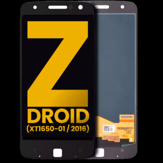 LCD Display ohne Rahmen für Motorola Moto Z / Moto Z Droid (XT1650-01 / 2016) (professionell aufgearbeitet) (Black (Schwarz))