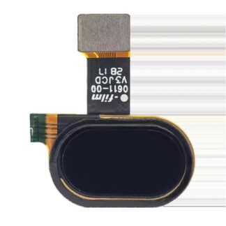 Homebutton mit Flexkabel für Motorola Moto E4 (XT1763 / 2017) / E4 Plus (XT1774 / 2017) (Original) (Black (Schwarz))