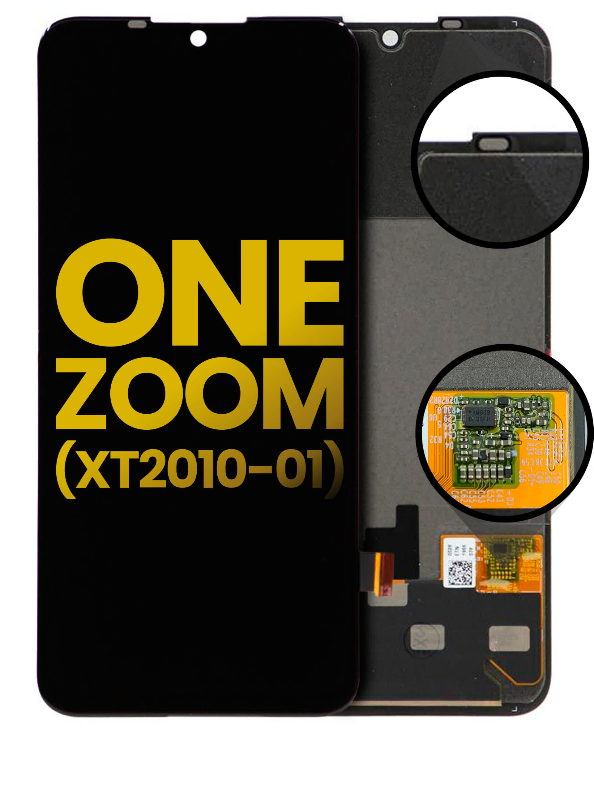 LCD Display ohne Rahmen für Motorola One Zoom (XT2010-01 / 2019) (professionell aufgearbeitet)