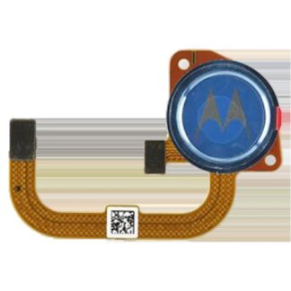 Fingerabdrucksensor mit Flexkabel für Motorola Moto G Play (XT2093 / 2021) (Original) (Misty Blue)