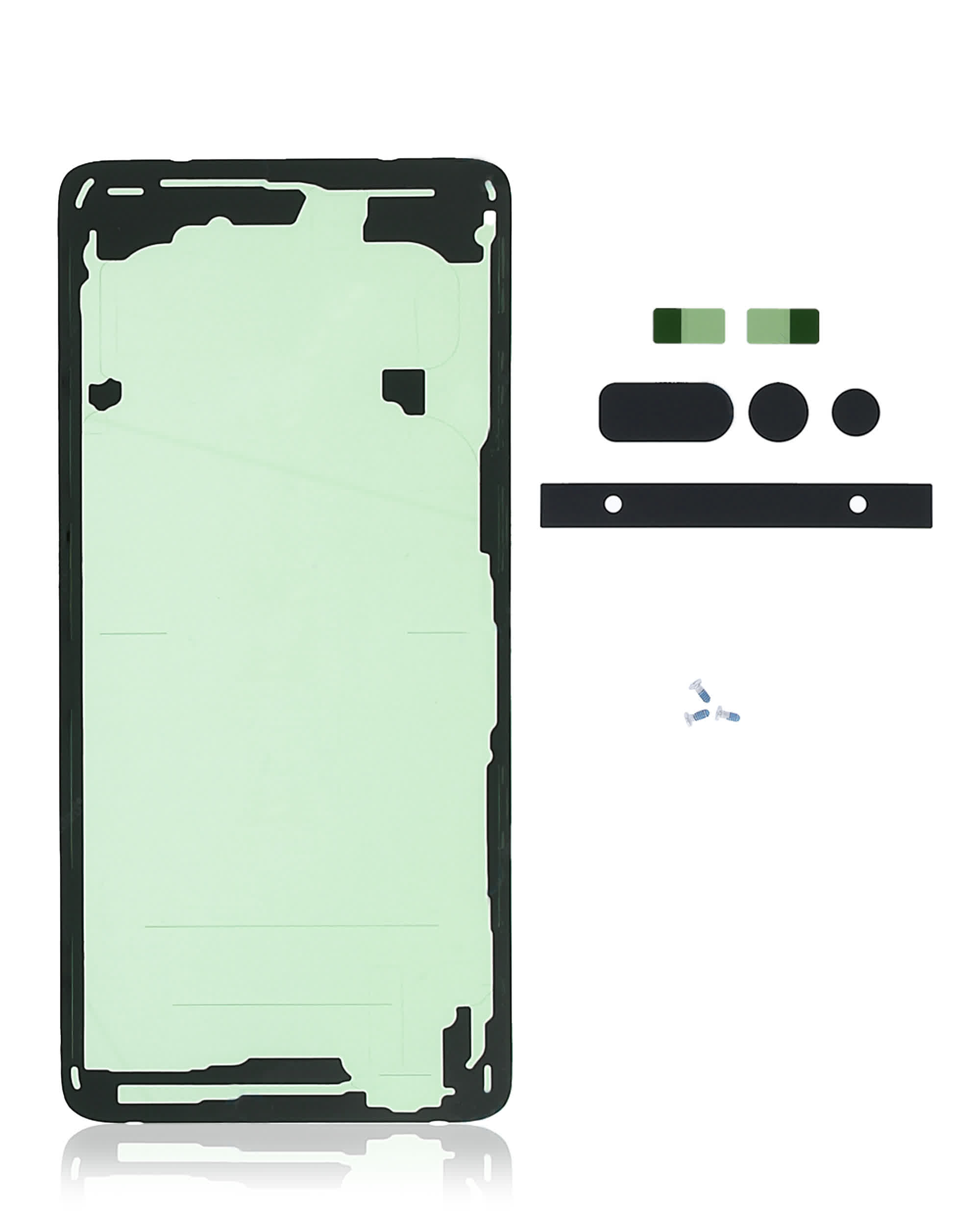 Display Klebefolie mit Re-Work Set für Samsung Galaxy S10 (Service Pack)