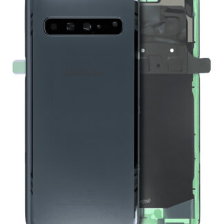 Rückdeckelglas mit Kameraglas für Samsung Galaxy S10 5G (Service Pack) (Prism Black)