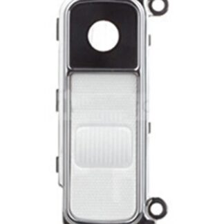 Rückkamera-Glas mit Power & Volume Buttons für LG K10 (2016) (White (Weiß))