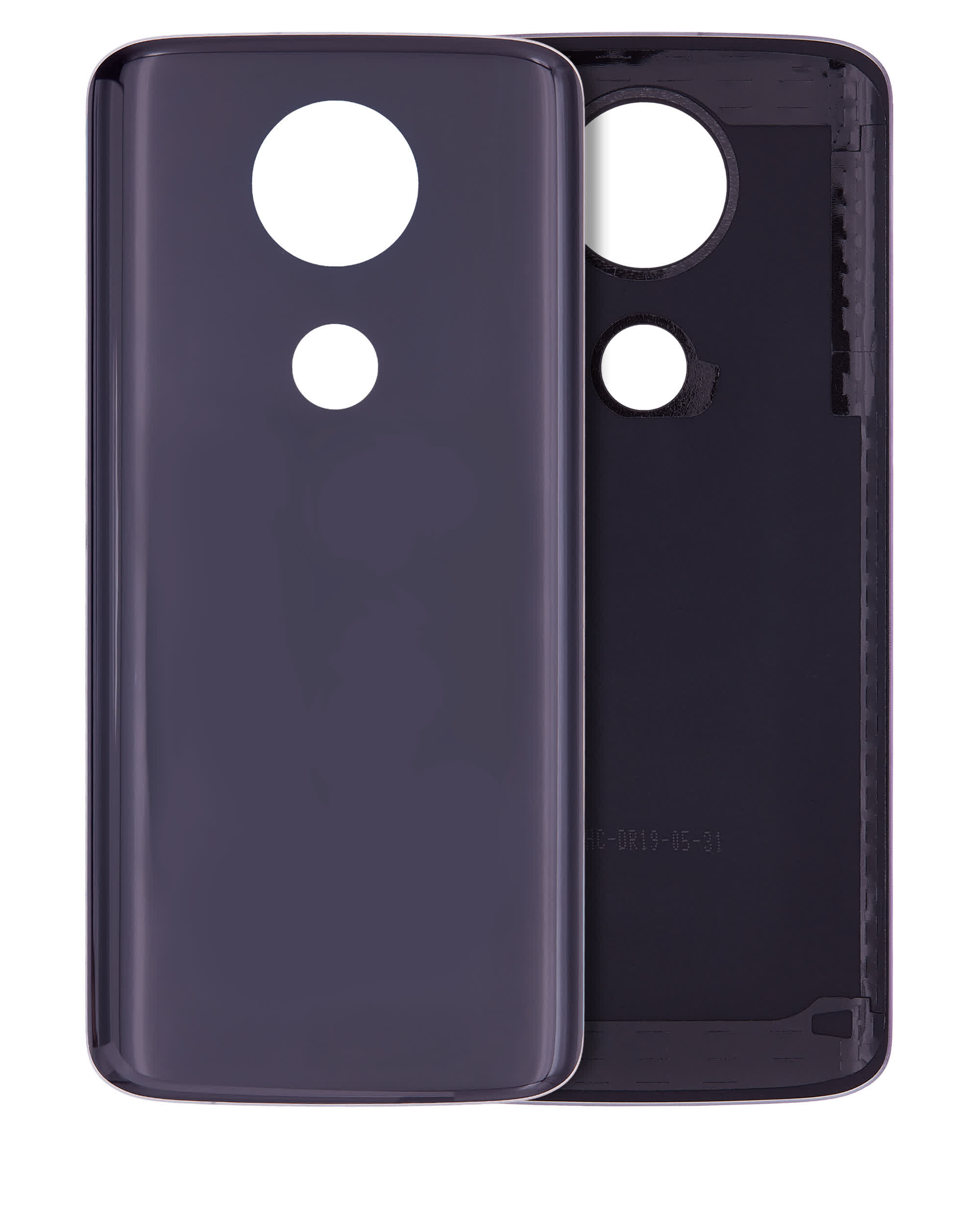 Rückdeckelglas für Motorola Moto E5 Plus (XT1924 / 2018) (Original) (Gray (Grau))