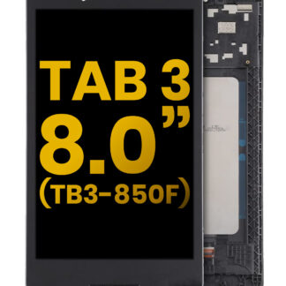LCD Display mit Rahmen für Lenovo Tab 3 (TB3-850) (HD) (Black Denim) (professionell aufgearbeitet)