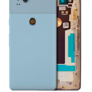Rückgehäuse mit Kleinteilen vormontiert für Google Pixel 2 (ausgebautes Originalteil: Grade A) (Blue (Blau))