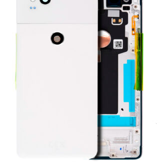 Rückgehäuse mit Kleinteilen vormontiert für Google Pixel 2 (ausgebautes Originalteil: Grade A) (White (Weiß))