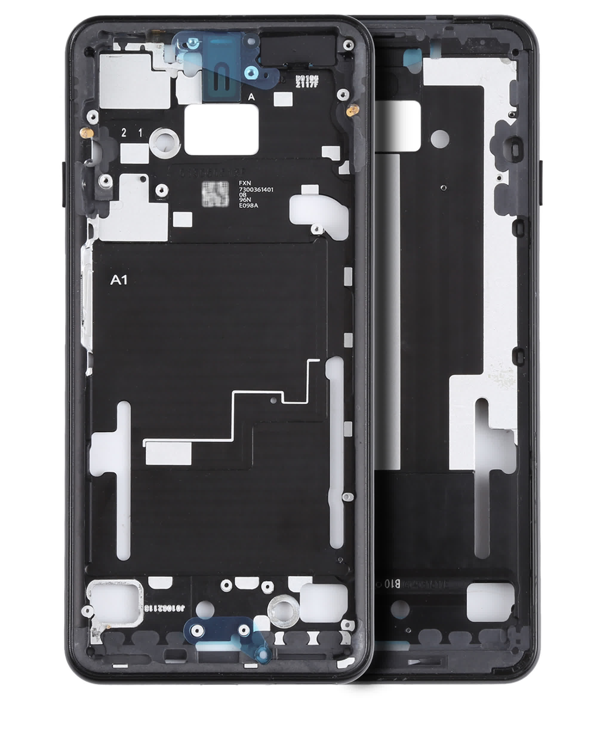 Mid Rahmen Gehäuse für Google Pixel 3 XL (Just Black)