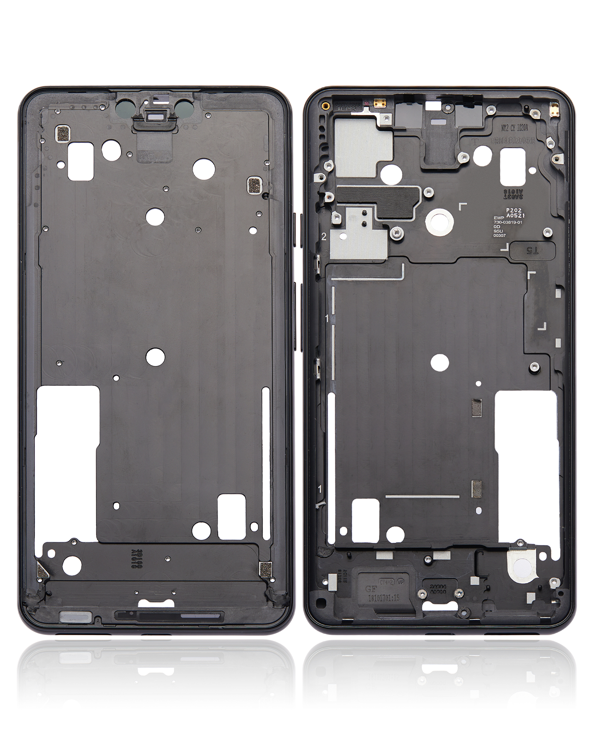 Mid Rahmen einzeln für Google Pixel 3 XL (Just Black) – Bild 2