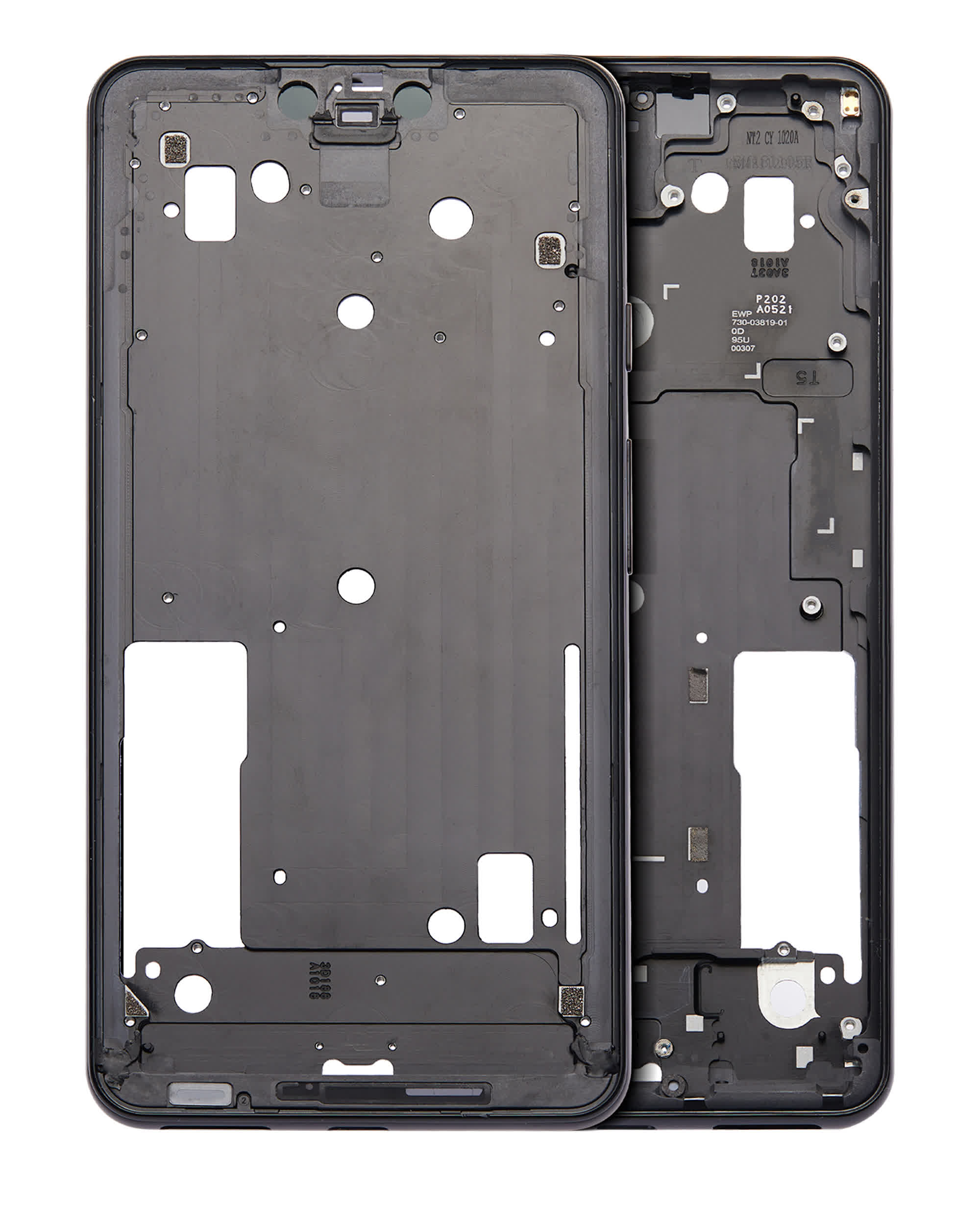 Mid Rahmen einzeln für Google Pixel 3 XL (Just Black)