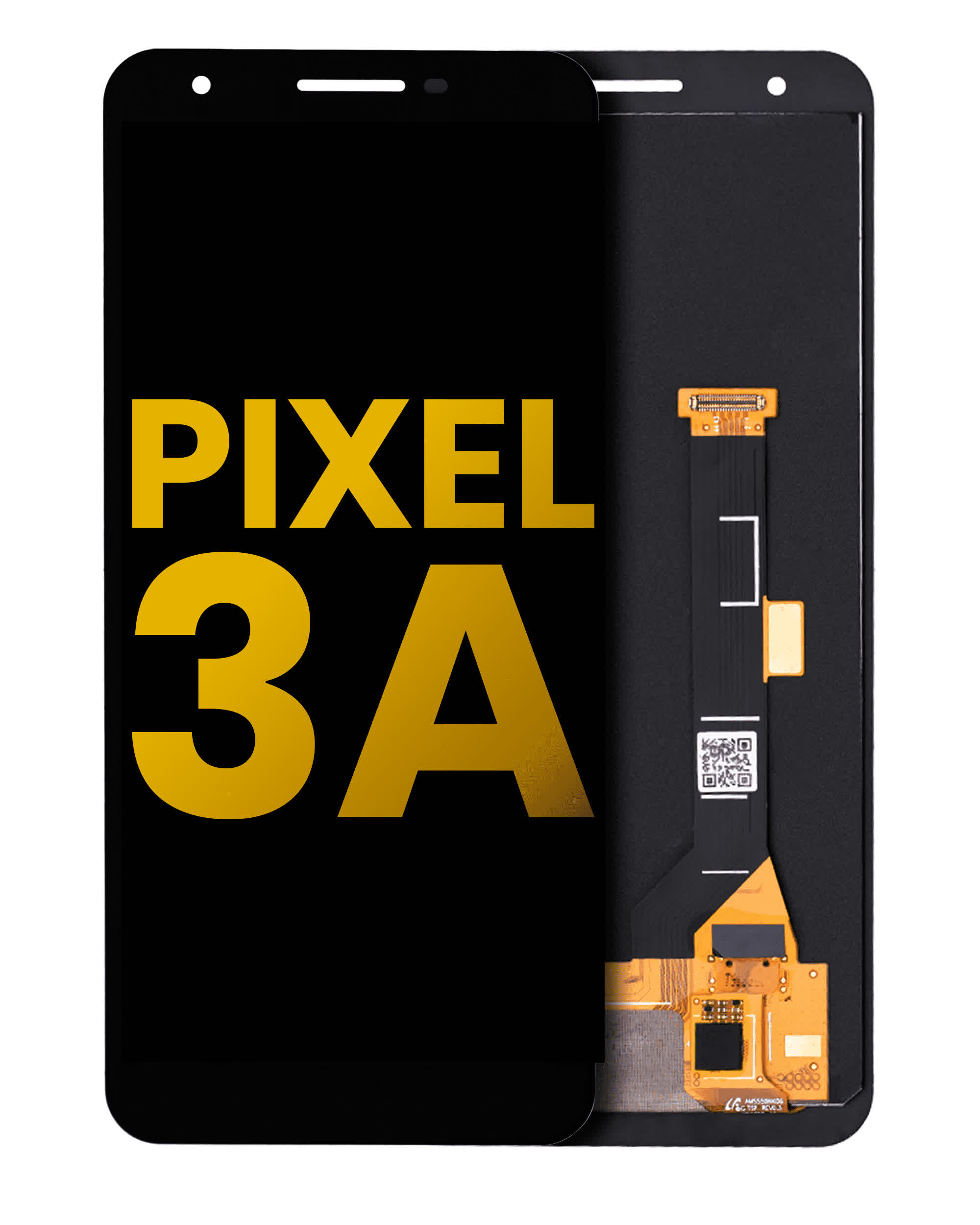 OLED Display ohne Rahmen für Google Pixel 3a (professionell aufgearbeitet)