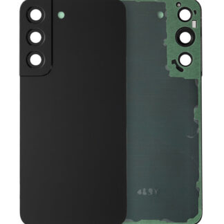 Rückdeckelglas mit Kameraglas für Samsung Galaxy S22 5G (Service Pack) (Phantom Black)