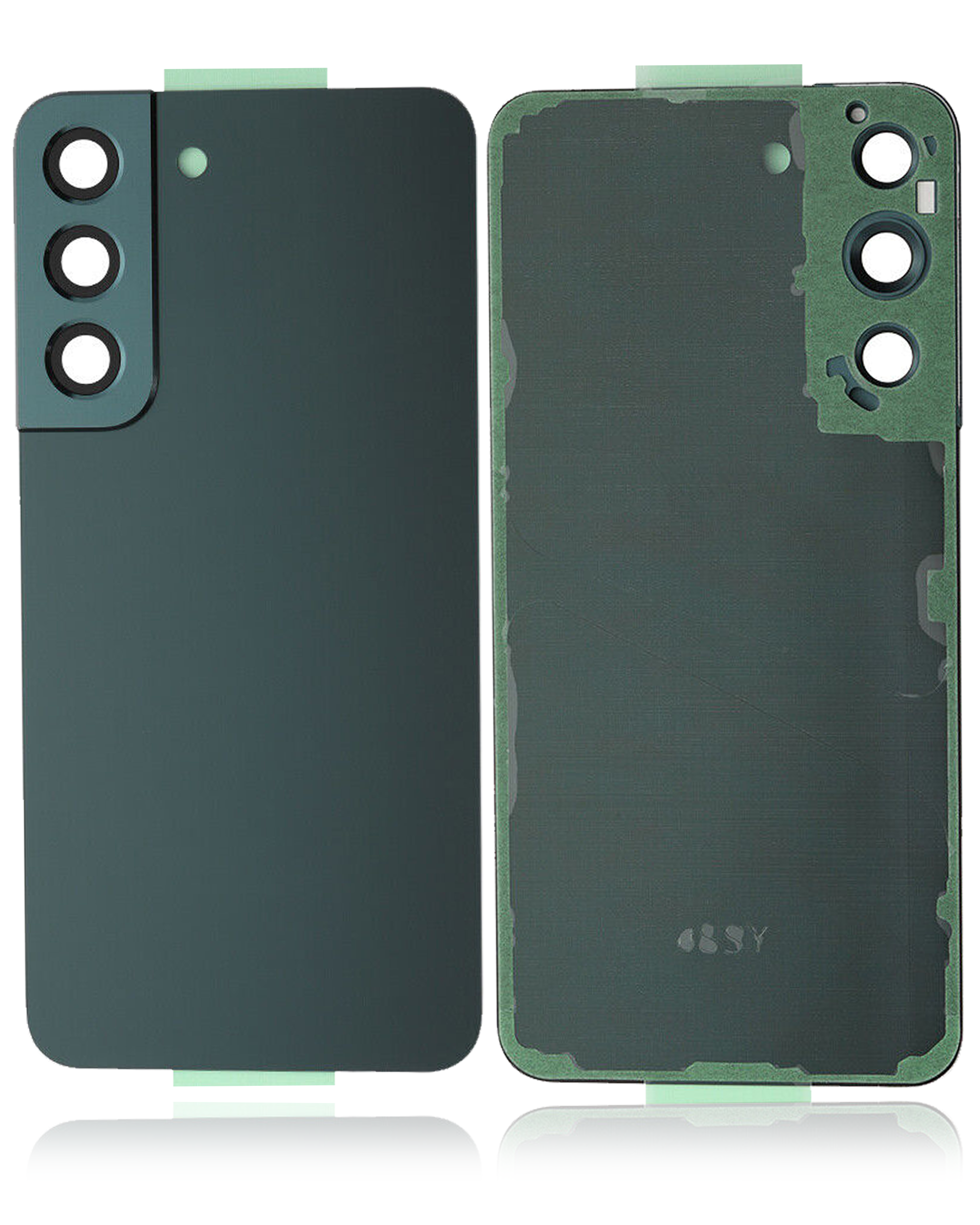 Rückdeckelglas mit Kameraglas für Samsung Galaxy S22 5G (Service Pack) (Green (Grün)) – Bild 4