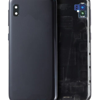 Rückdeckelglas mit Kameraglas für Samsung Galaxy A10E (A102 / 2019) (Service Pack) (Black (Schwarz))