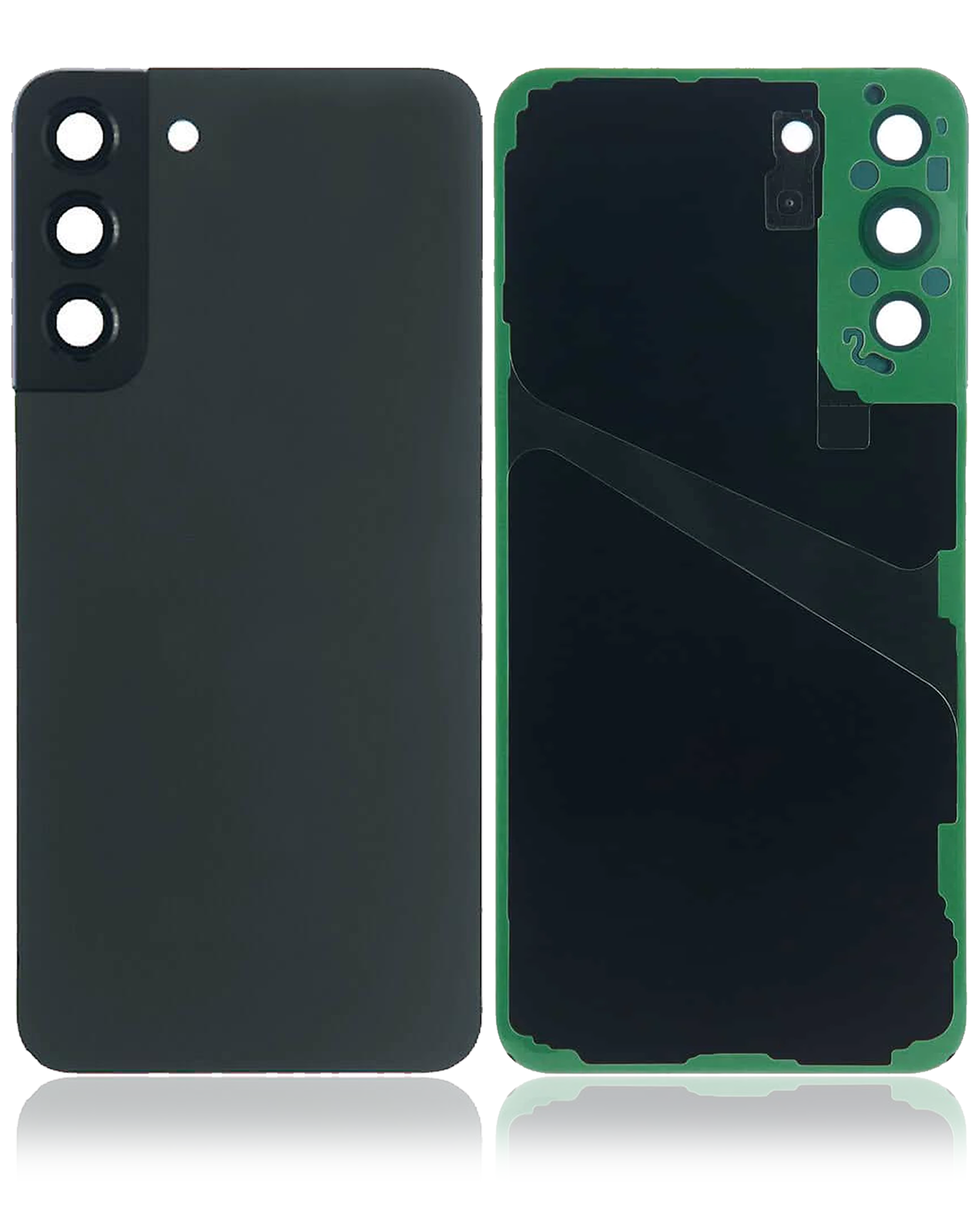 Rückdeckelglas mit Kameraglas für Samsung Galaxy S22 Plus (Service Pack) (Phantom Black) – Bild 3