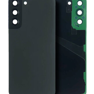 Rückdeckelglas mit Kameraglas für Samsung Galaxy S22 Plus (Service Pack) (Phantom Black)