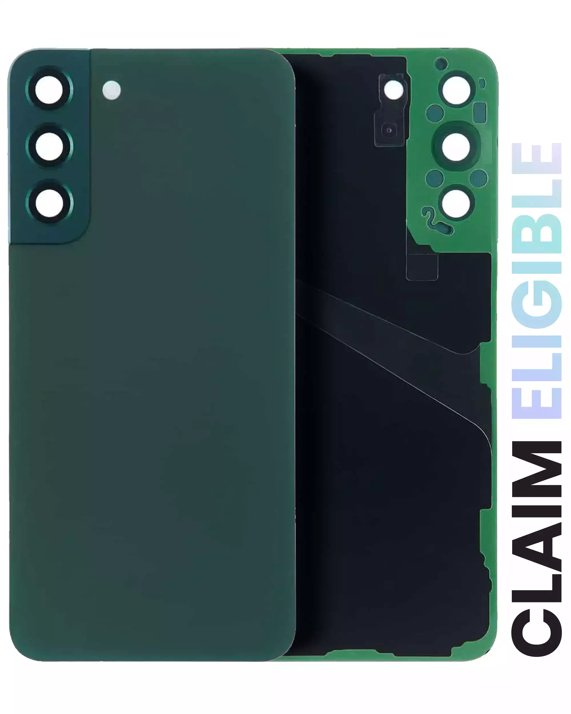 Rückdeckelglas mit Kameraglas für Samsung Galaxy S22 Plus (Service Pack) (Green (Grün)) – Bild 2