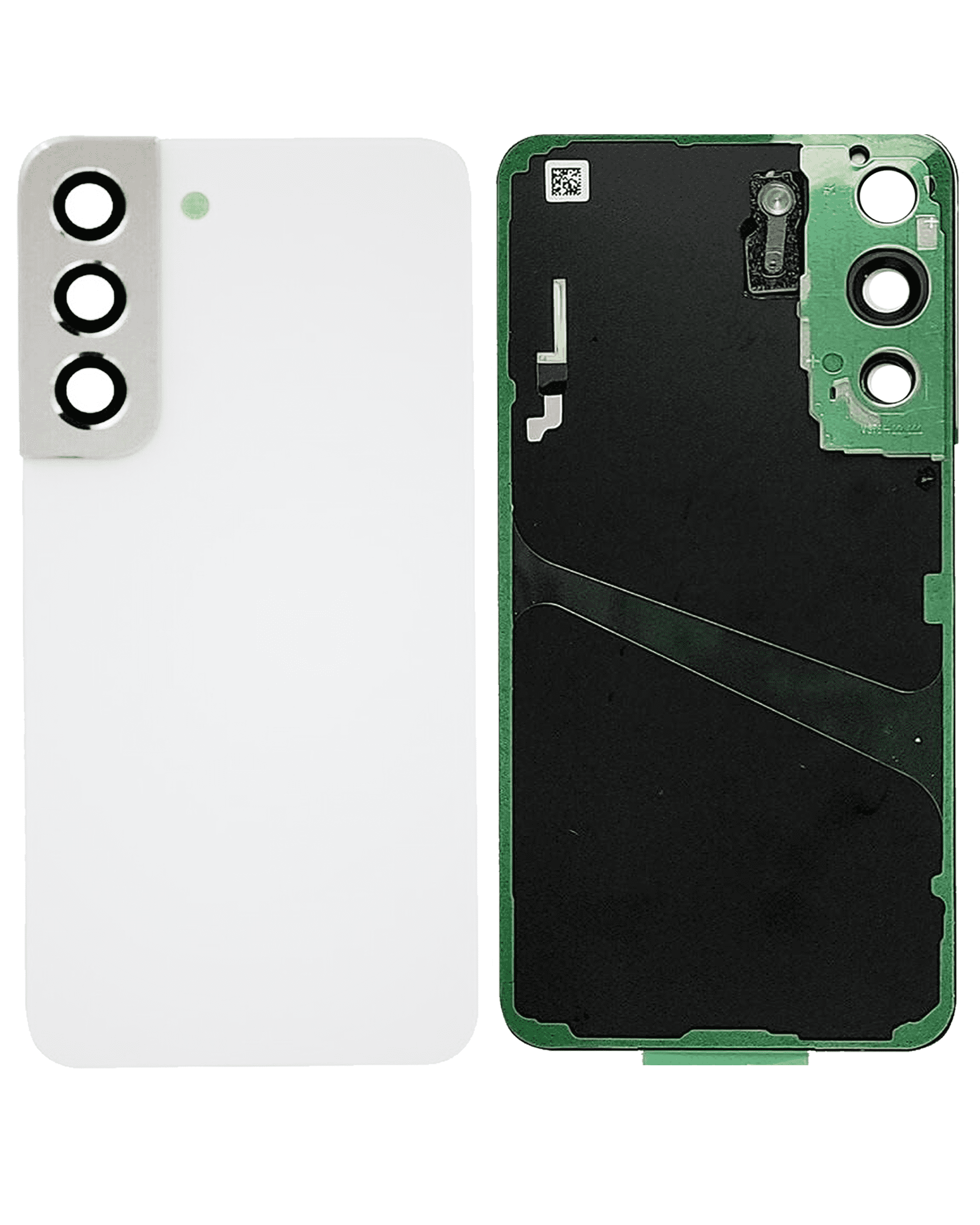 Rückdeckelglas mit Kameraglas für Samsung Galaxy S22 5G (Service Pack) (White (Weiß)) – Bild 4