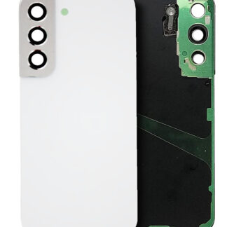 Rückdeckelglas mit Kameraglas für Samsung Galaxy S22 5G (Service Pack) (White (Weiß))