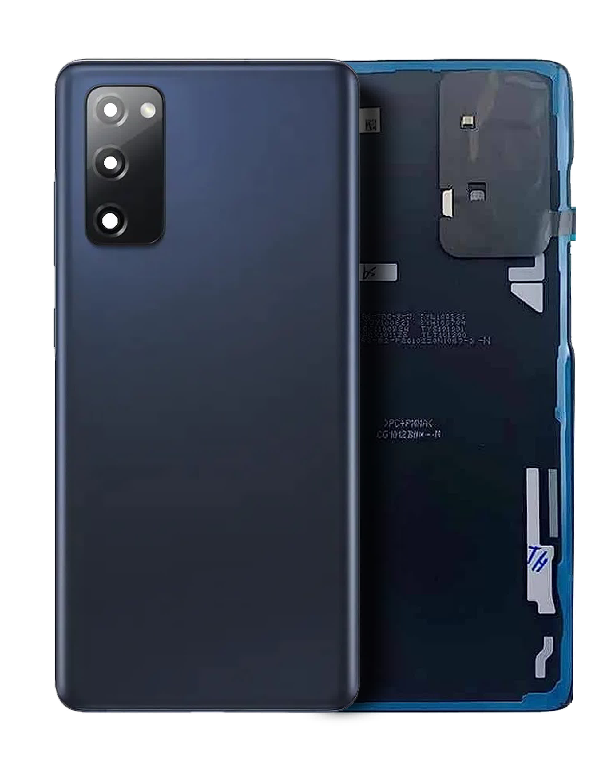 Rückdeckelglas mit Kameraglas für Samsung Galaxy S20 FE (Service Pack) (Cloud Navy)
