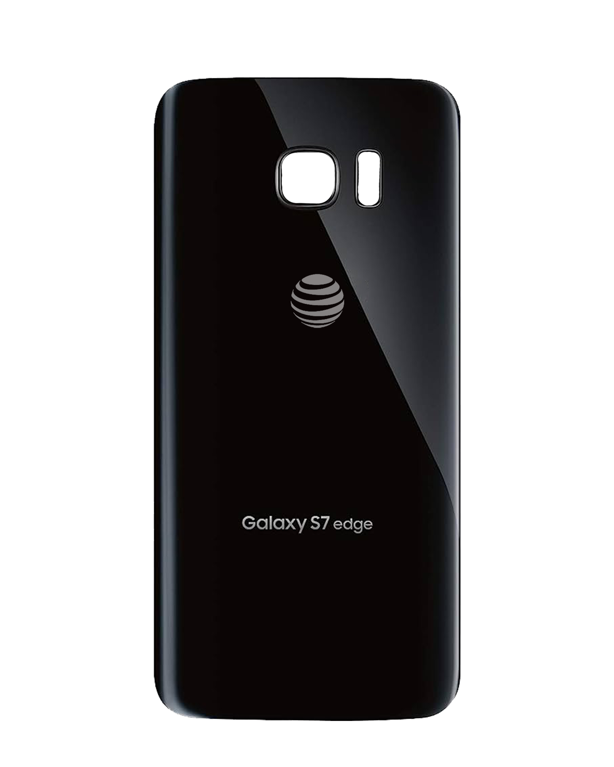 Rückdeckelglas für Samsung Galaxy S7 Edge (ausgebautes Originalteil: Grade A) (Black Onyx) – Bild 2