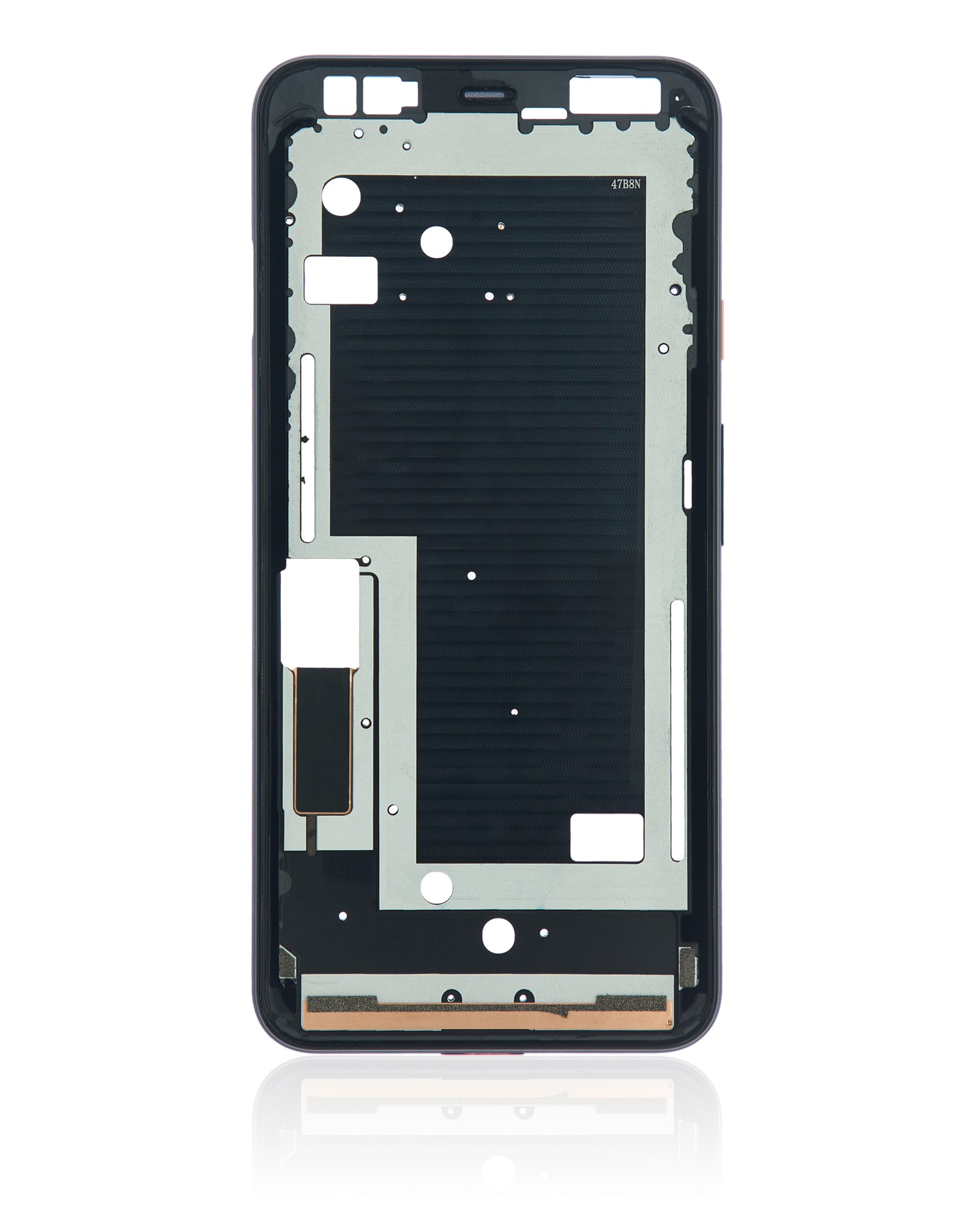 Mittelrahmen für Google Pixel 4XL (Pink Powerbutton) – Bild 3
